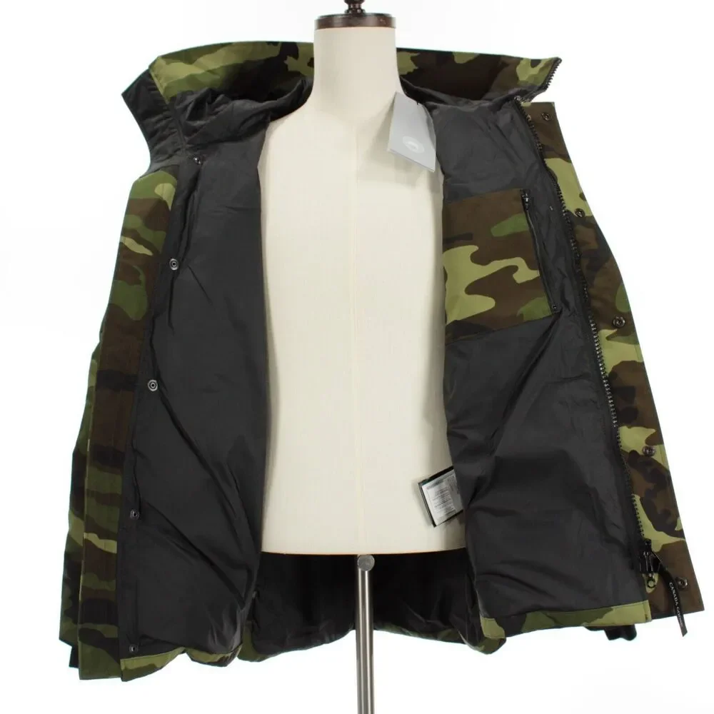 Canada Goose NWT Men's MacMillan Parka Jacket Size XL in Classic Green Camo - Picture 9 of 15